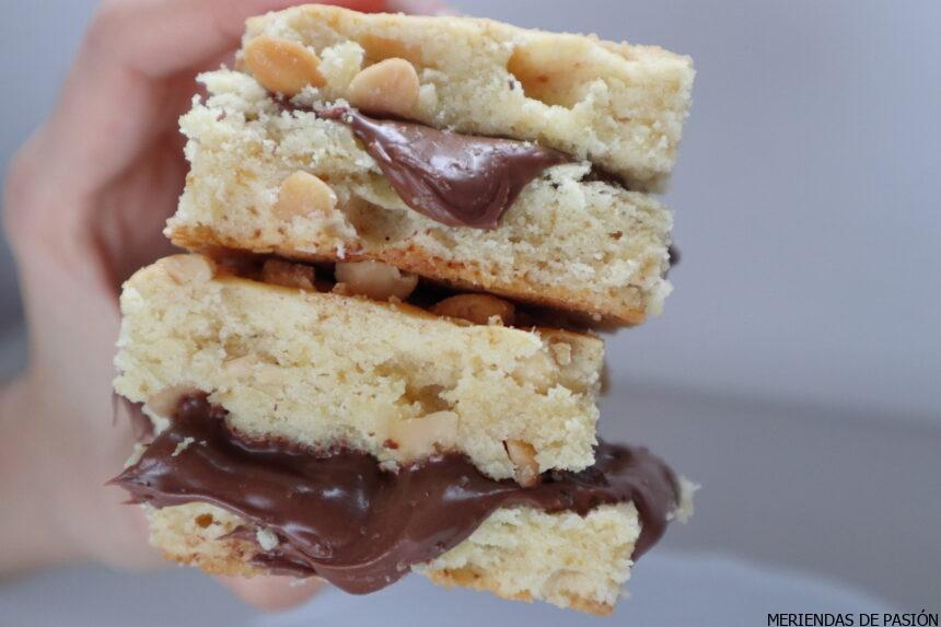 White chocolate blondie