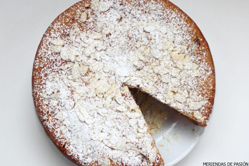 Almond nuts ricotta cake