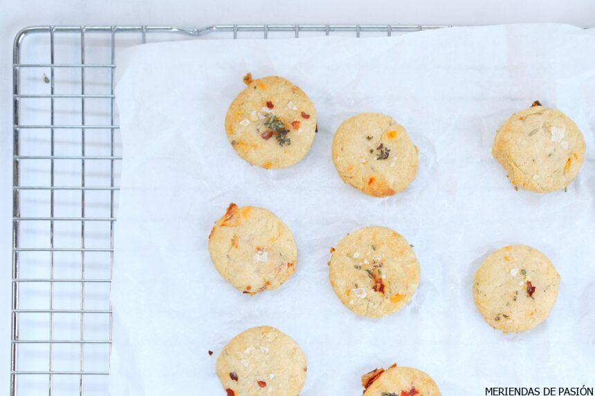 Galletas saladas de tomillo