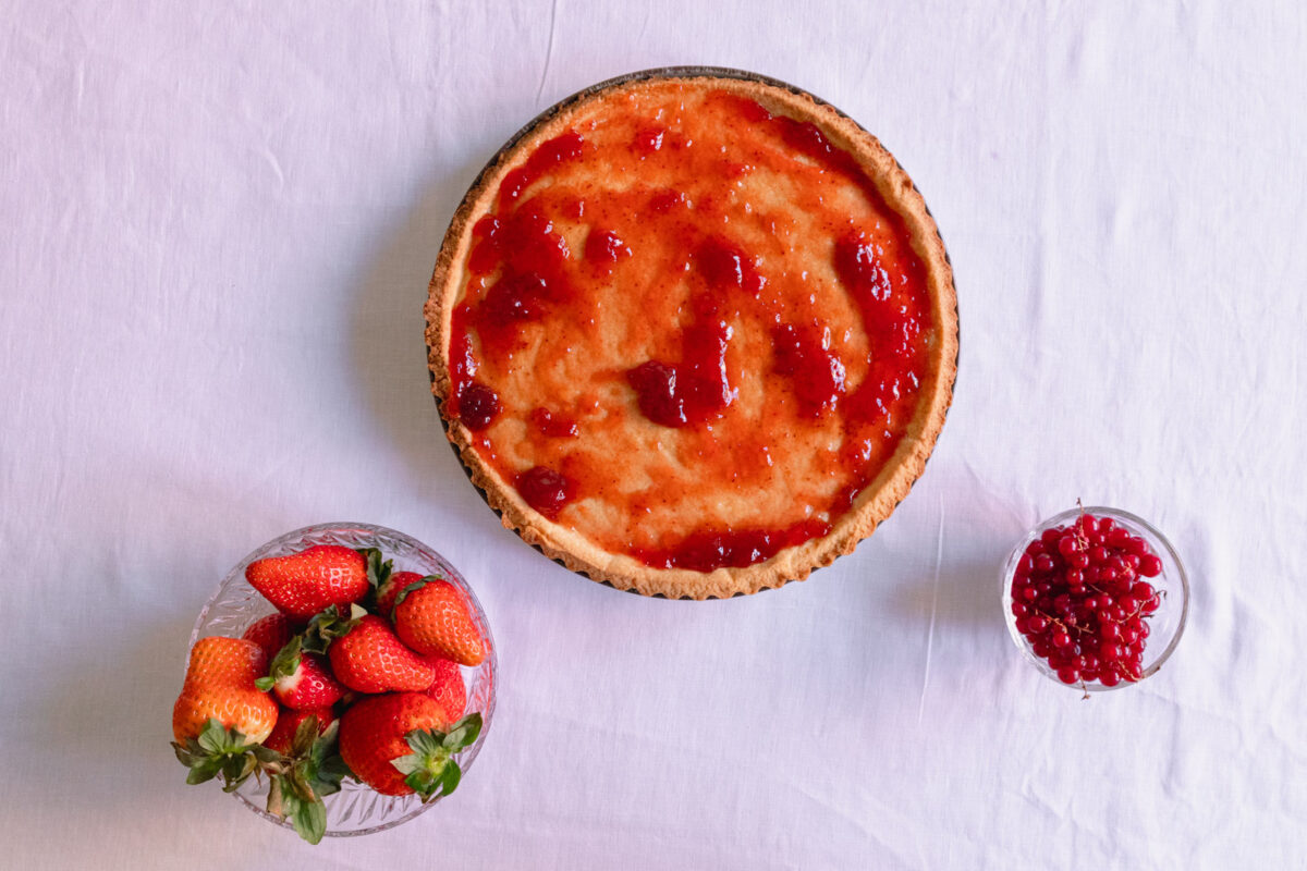 Tarta de Fresas con Nata (crema de leche)