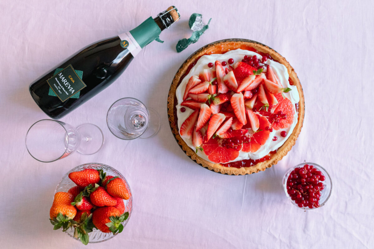 Tartaleta de Fresas con Nata (crema de leche)